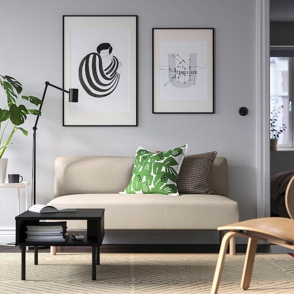 Ikea LILLEHEM - 2-seater element, Vissle/beige wood