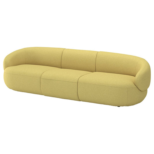 LILLESÄTER 4-seat sofa, Gunnared bright green-yellow, 269 cm