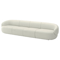 LILLESÄTER 5-seat sofa, Axvall off-white, 337x69x90 cm