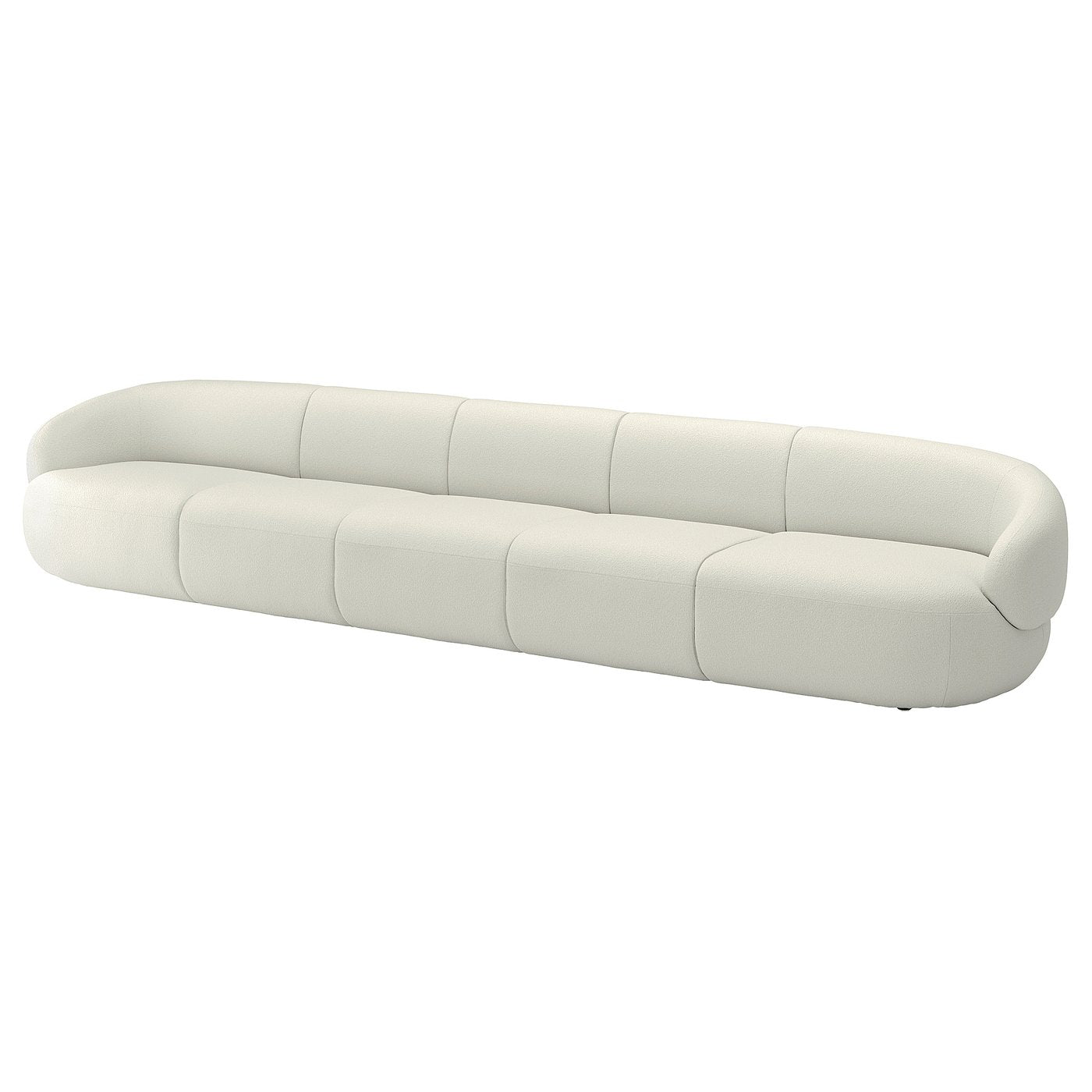 LILLESÄTER 6-seat sofa, Axvall off-white, 405x69x90 cm