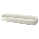 LILLESÄTER 6-seat sofa, Axvall off-white, 405x69x90 cm