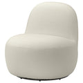 LILLESÄTER swivel easy chair, Axvall off-white, 70x71x79 cm