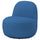 LILLESÄTER swivel easy chair, Gunnared dark blue, 70x71x79 cm