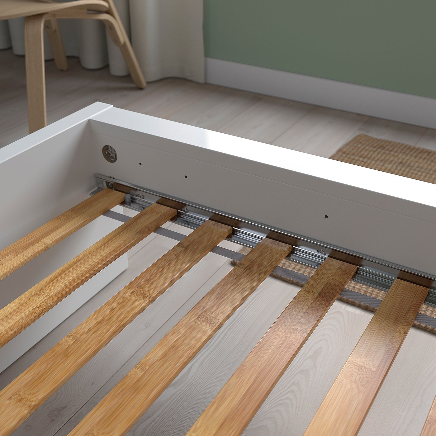 LILLHÄLLAN slatted bed base, 200x90 cm