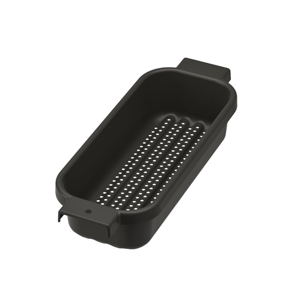 LILLHAVET colander, anthracite, 48x10.2x18.2 cm