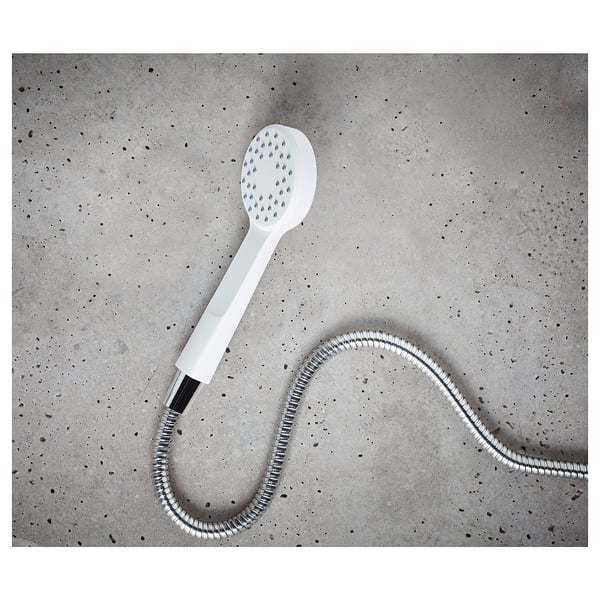 LILLREVET single-spray handshower, white, 8 cm