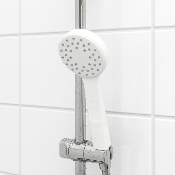 LILLREVET single-spray handshower, white, 8 cm