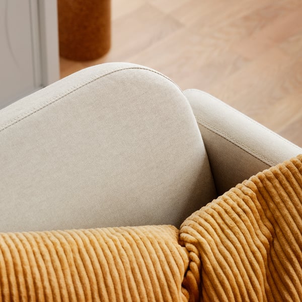 LINANÄS 2-seat sofa, Vissle beige, 137x77.0x80.5 cm
