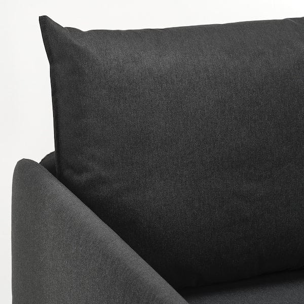 Ikea LINDÅKRA - 2-seater sofa bed, Vissle dark gray