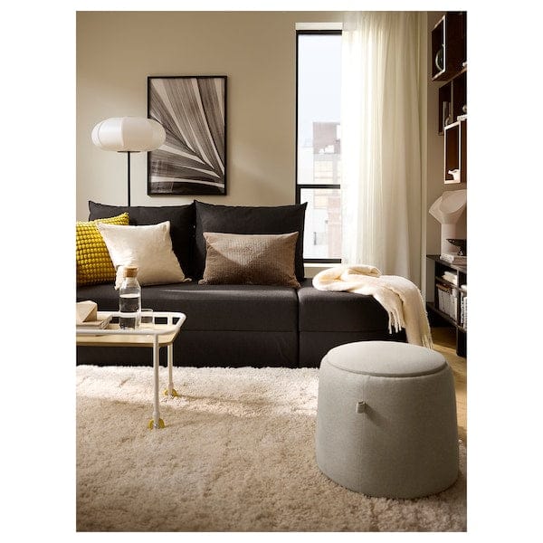 Ikea LINDÅKRA - 2-seater sofa bed, Vissle dark gray