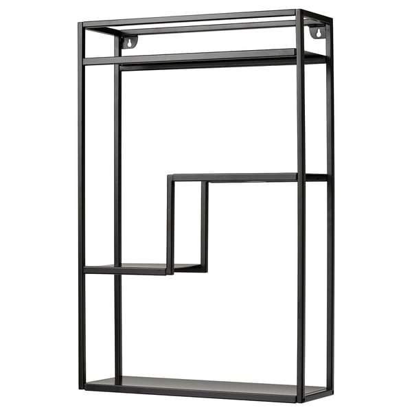 LINDÅSEN - LINDÅSEN Display shelf, anthracite, 40x60 cm