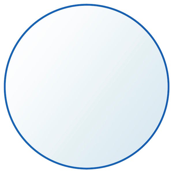 Ikea LINDBYN - Mirror, blue, 50 cm