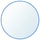 LINDBYN mirror, blue, 50 cm