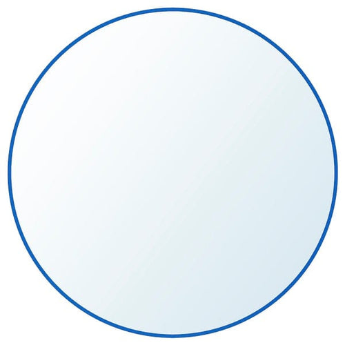 LINDBYN mirror, blue, 50 cm