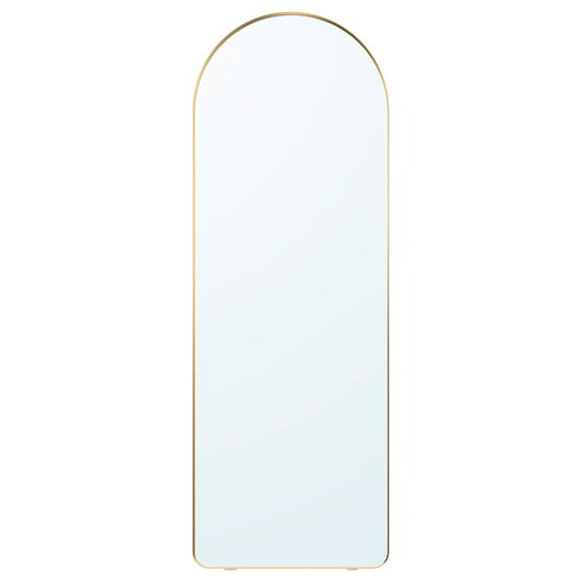 LINDBYN - Mirror, gold-colour, 60x170 cm