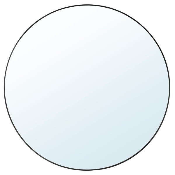 LINDBYN mirror, black, 110 cm