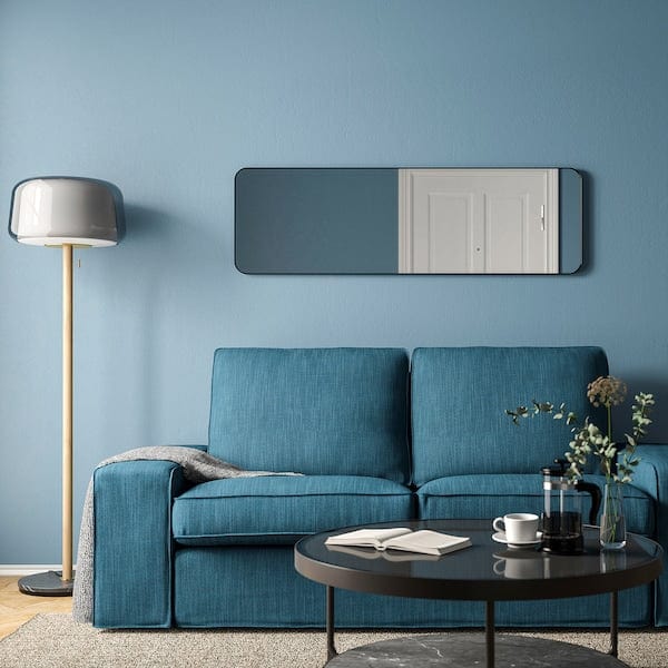 Ikea LINDBYN - Mirror, black, 40x130 cm