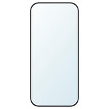 LINDBYN mirror, black, 28x60 cm