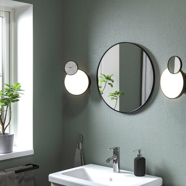 Ikea LINDBYN - Mirror, black, 50 cm