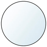 LINDBYN mirror, black, 50 cm