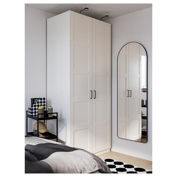 LINDBYN - LINDBYN Mirror, black, 60x170 cm