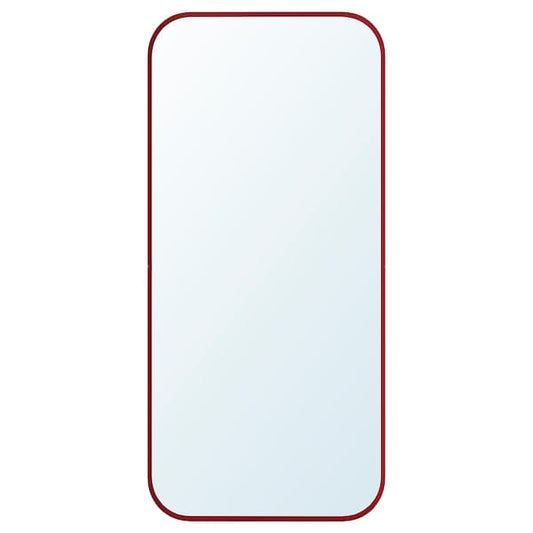 Ikea LINDBYN - Mirror, red, 28x60 cm