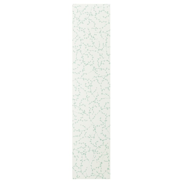 LINNABERG - LINNABERG Door with hinges, white, 50x195 cm