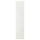 LINNABERG - LINNABERG Door with hinges, white, 50x195 cm