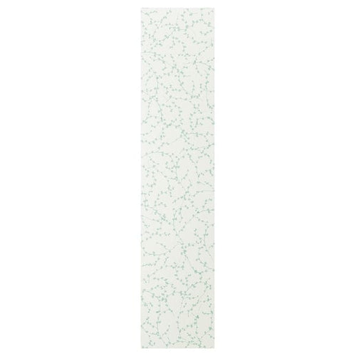 LINNABERG - LINNABERG Door with hinges, white, 50x195 cm