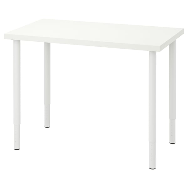 LINNMON / OLOV - LINNMON / OLOV Desk, white, 100x60 cm