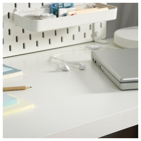LINNMON table top, white, 100x45 cm