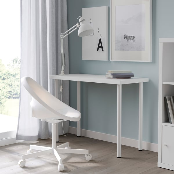 LINNMON - LINNMON Table top, white, 100x45 cm