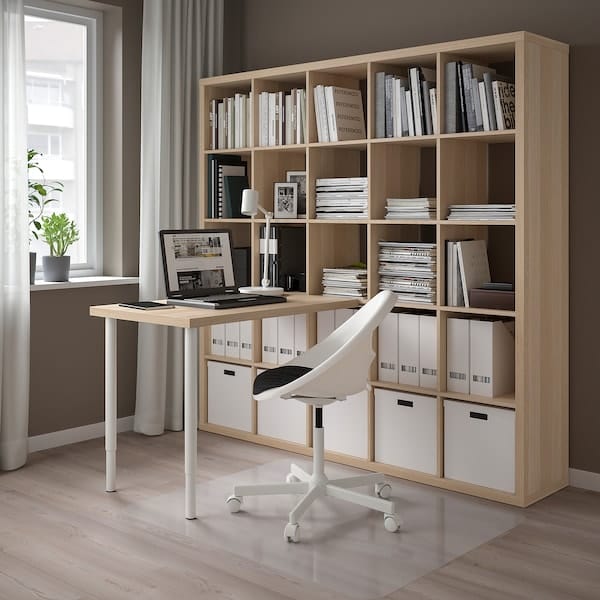 Ikea LINNMON - Table top, white stained oak effect, 100x60 cm