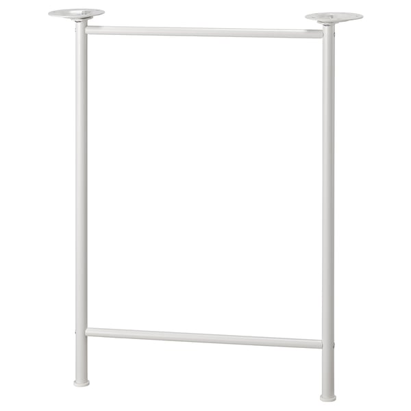LINNMON / SPÄND desk, white stained oak effect/white, 100x60 cm