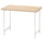 LINNMON / SPÄND - LINNMON / SPÄND Desk, white stained oak effect/white, 100x60 cm