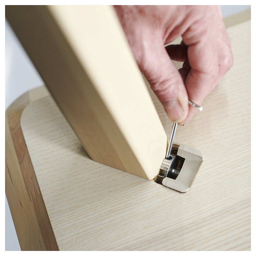 LISABO / HÖGVED table and 4 chairs, ash veneer/green, 140x78 cm