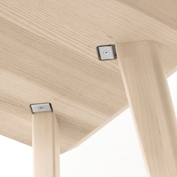 LISABO desk, ash veneer, 118x45 cm