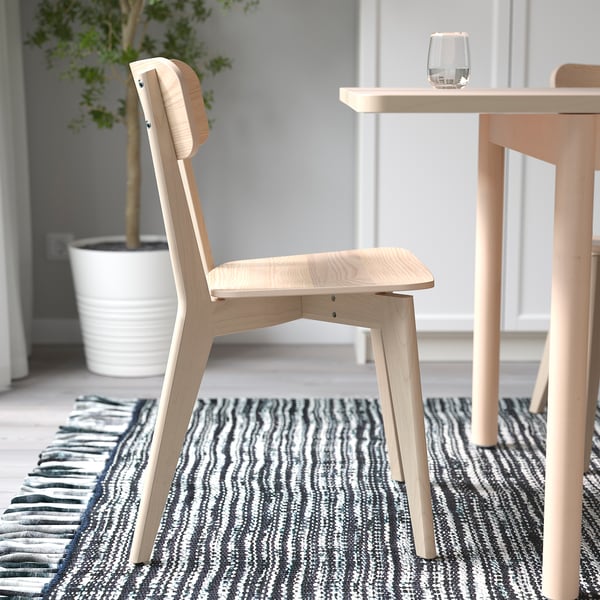 LISABO chair, ash, 46x80x51 cm