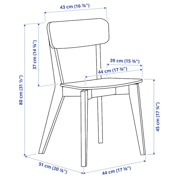 Ikea LISABO - Chair, black