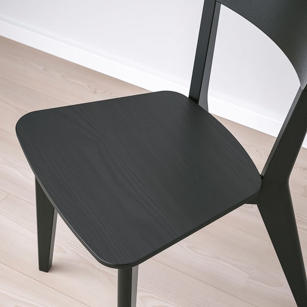LISABO chair, black, 46x80x51 cm