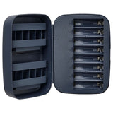 LITOSFÄR battery charger with storage, dark blue, 11.0x5.5 cm