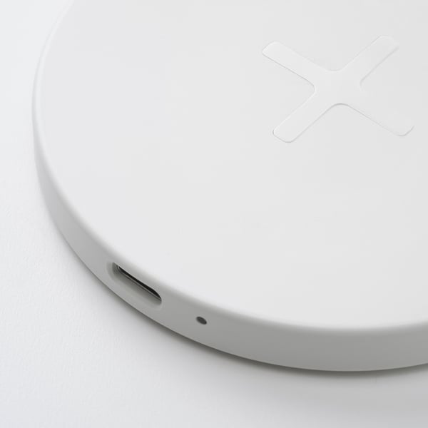 LIVBOJ wireless charger, white, 91 mm