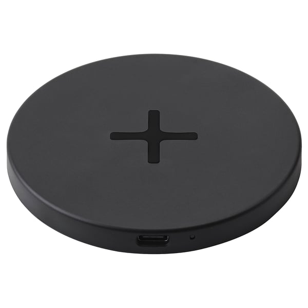 LIVBOJ wireless charger, black, 91 mm
