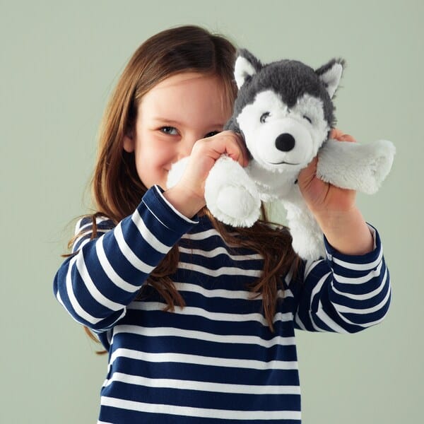 Ikea LIVLIG - Soft toy, dog/siberian husky, 26 cm