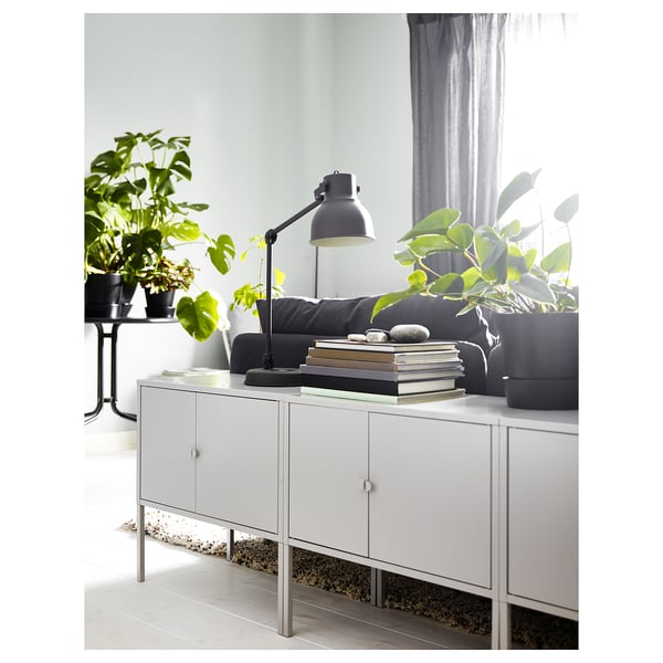 LIXHULT cabinet combination, grey, 120x35x57 cm