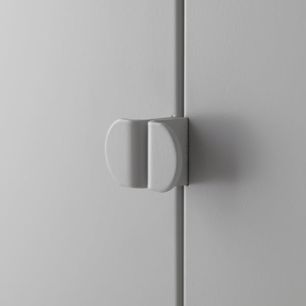 LIXHULT cabinet, metal/grey, 60x35 cm