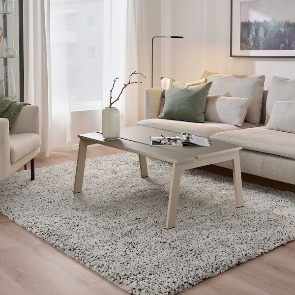 LJUNGSBRO - Coffee table, adjustable beige, 104x70 cm