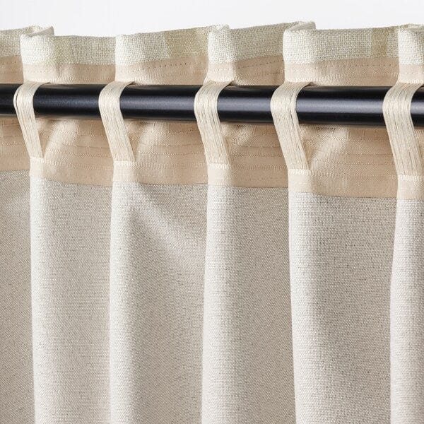 Ikea LÖNNSTÄVMAL - Blackout blind, 2 sheets, beige, , 145x300 cm