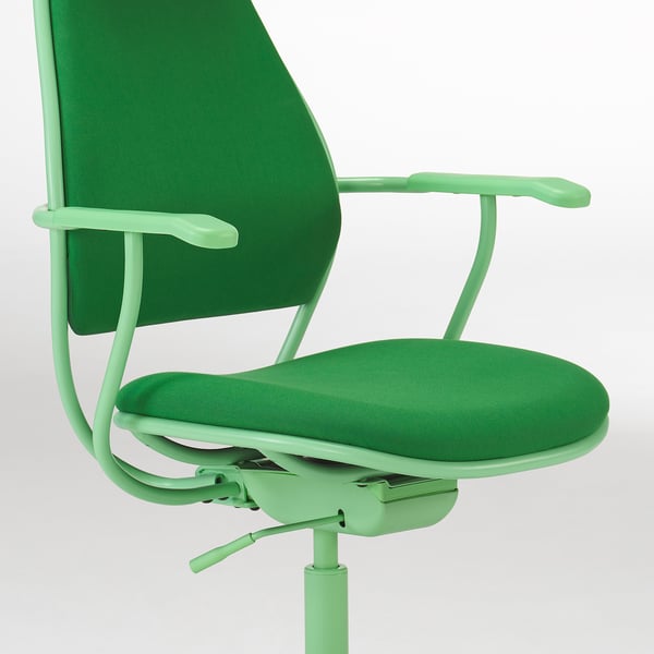 LÖPARBANA gaming chair, Vissle green, 66 cm