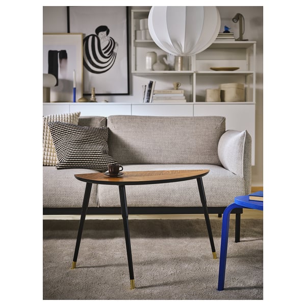 LÖVBACKEN - LÖVBACKEN Side table, medium brown, 77x39 cm
